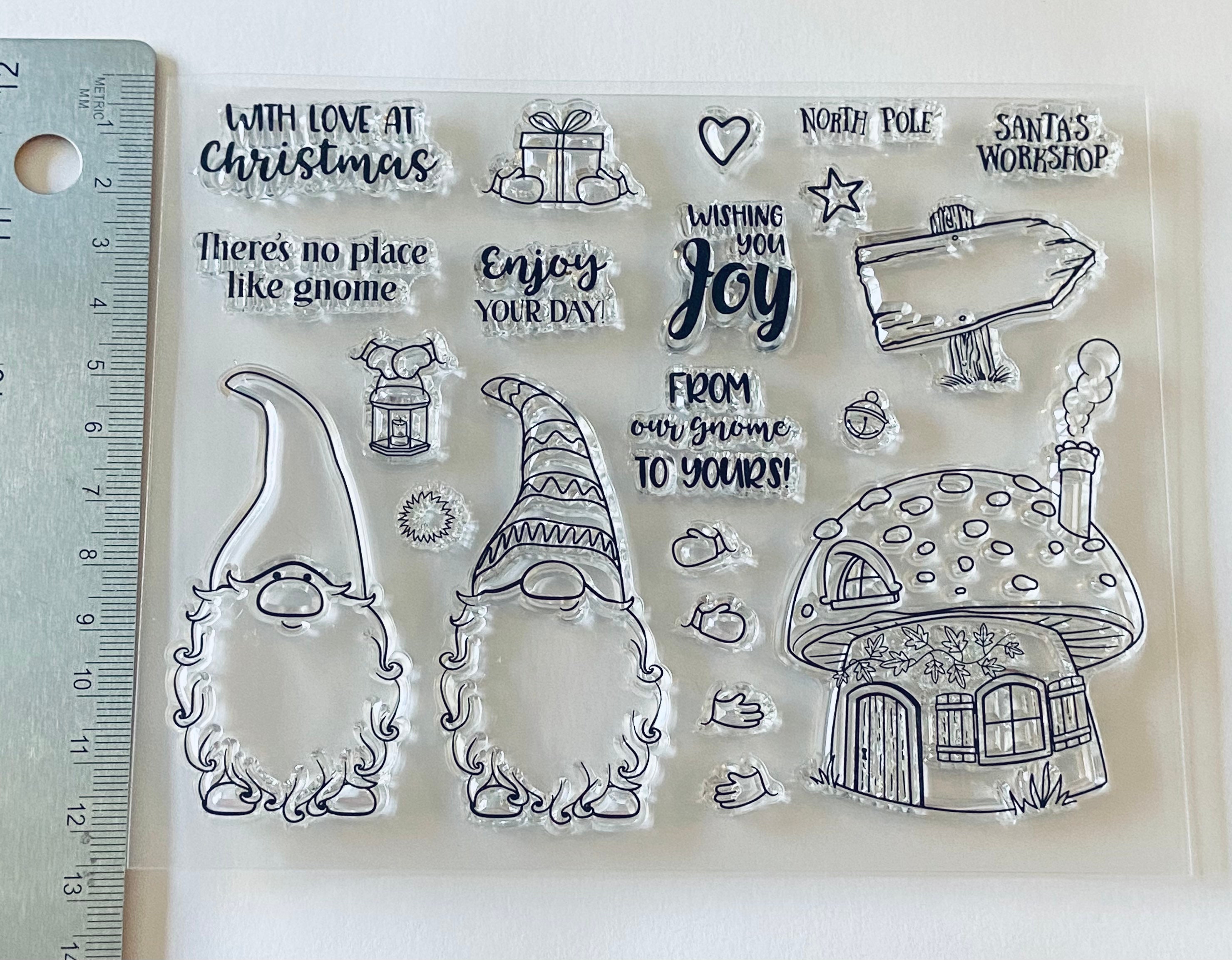 Stampendous Holiday Wheels Mini Cling Rubber Stamp CSM119 – Dandelion