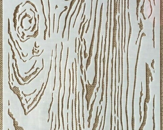 A4 Tree Bark Stencil-layering Background Reusable Template-craft/wall ...