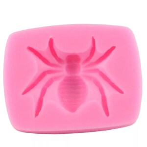 Spider silicone mould, resin mold, food safe Cake decoration, Halloween trick or treat cupcake topper image 5