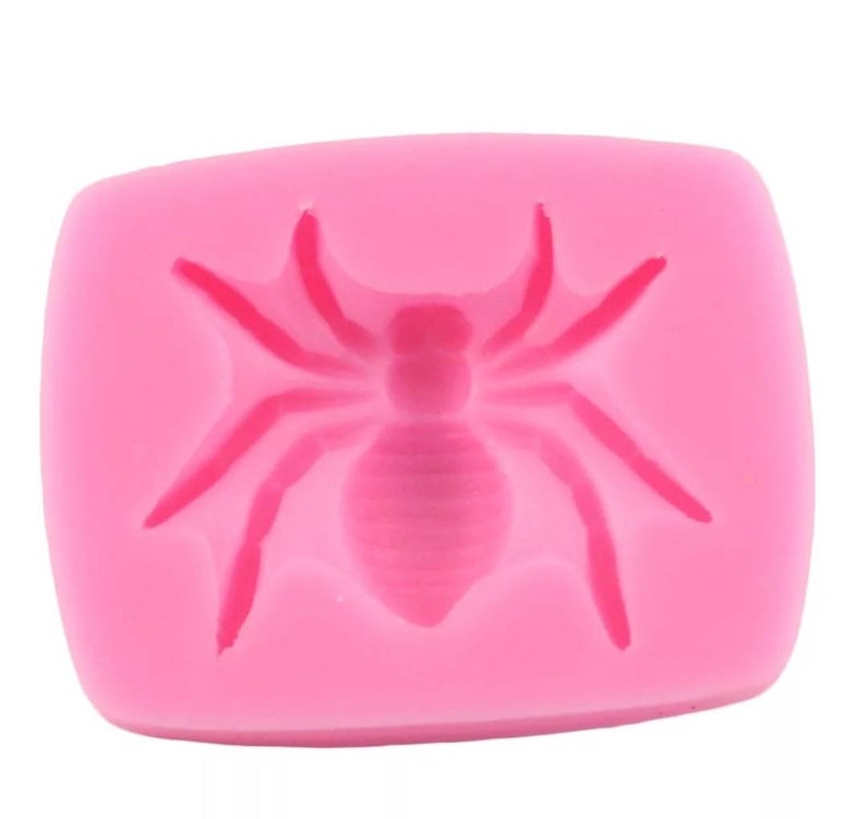 Spider silicone mould, resin mold, food safe Cake decoration, Halloween trick or treat cupcake topper image 5