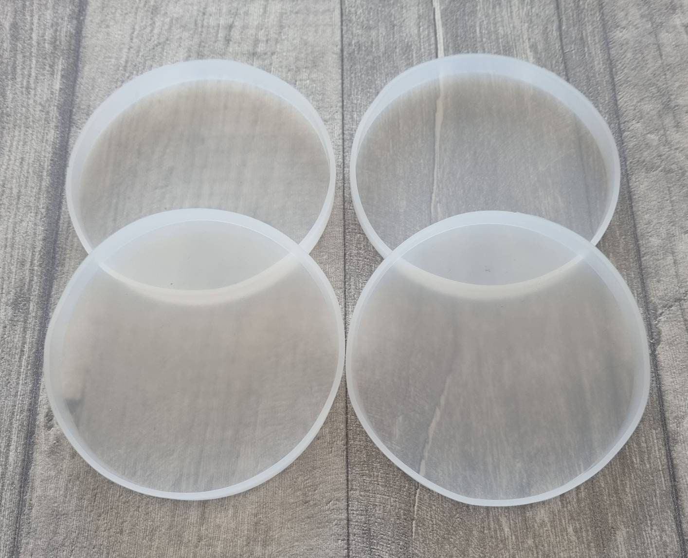 Coaster Holder Mould Set 4 Coasters Silicone Moldsresin Mold Etsy UK
