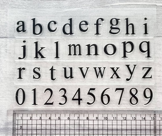 Clear-View Alphabet Stamps - Lowercase