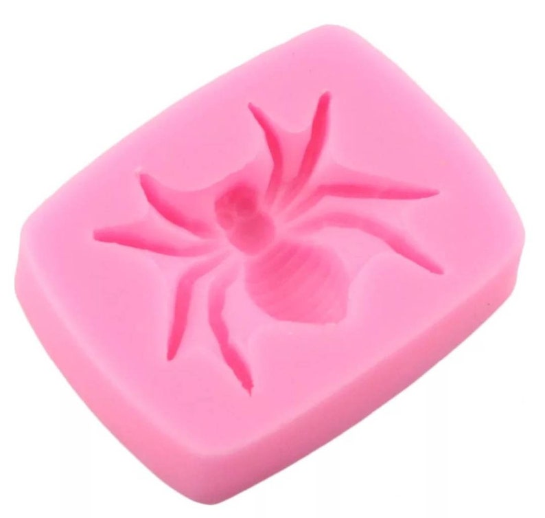 Spider silicone mould, resin mold, food safe Cake decoration, Halloween trick or treat cupcake topper image 4