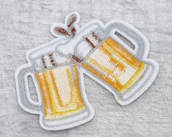 Iron-on Patch No Beer Before Four O'clock Beer Patches, Funny Biker Iron-on  Patches, Funny Patches, Funny Patch Beer Mug Finally Home -  Hong Kong