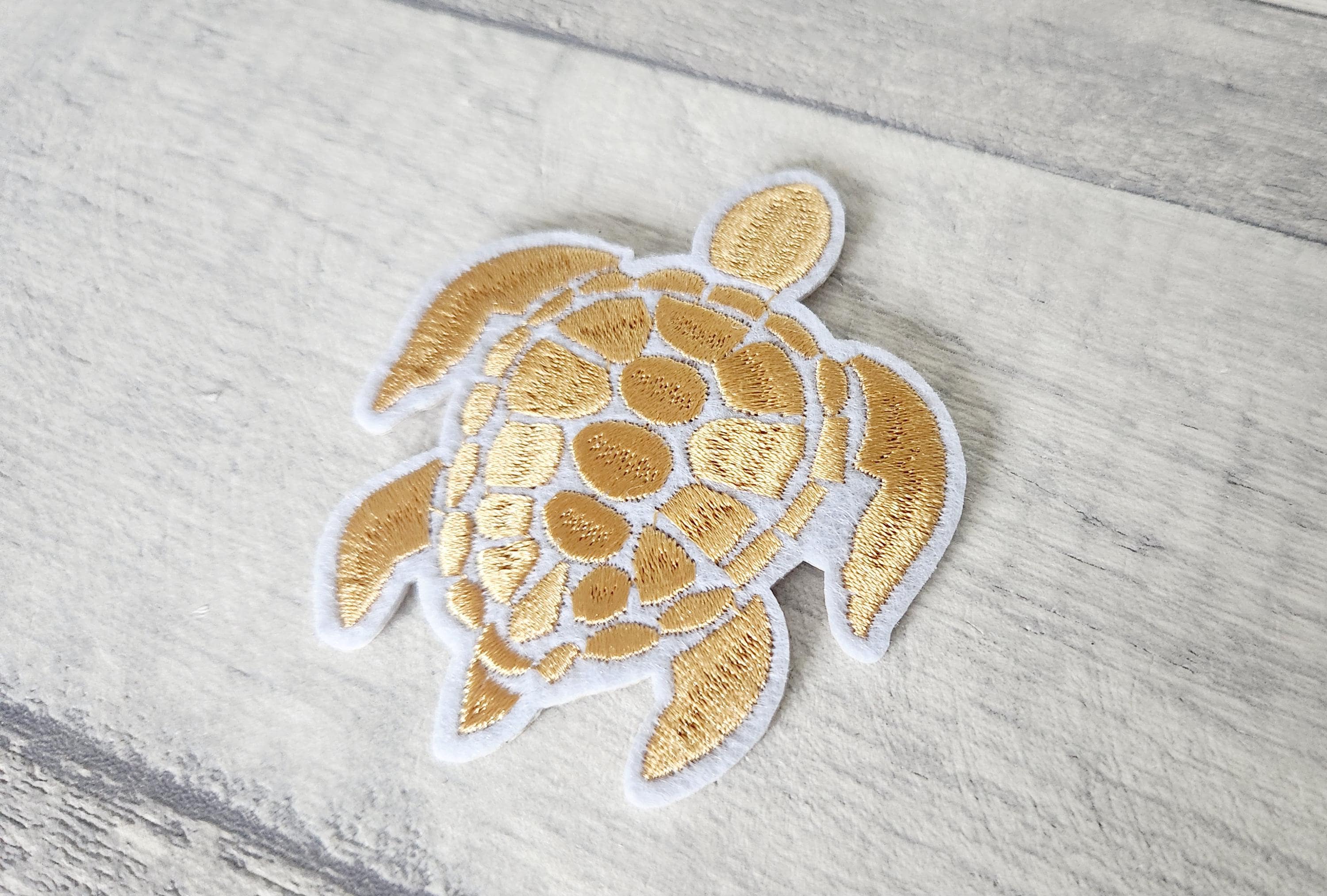 Toppe Termoadesive Tartaruga Di Mare - Patch Ricamate Per Vestiti Bambini - Foto 3