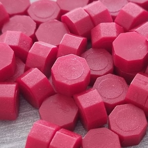 50 red Sealing wax beads, wax seals stamp, wedding invitation, packaging, envelope seal, Craft Supplies