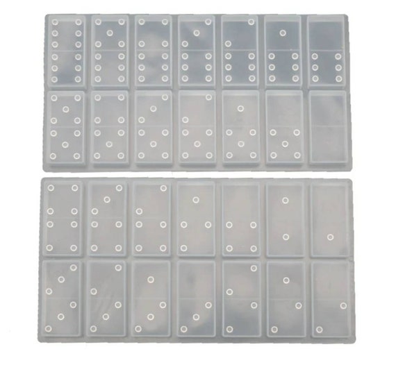 Silicone Domino Resin Molds, Resin Molds Domino, Set Of 28