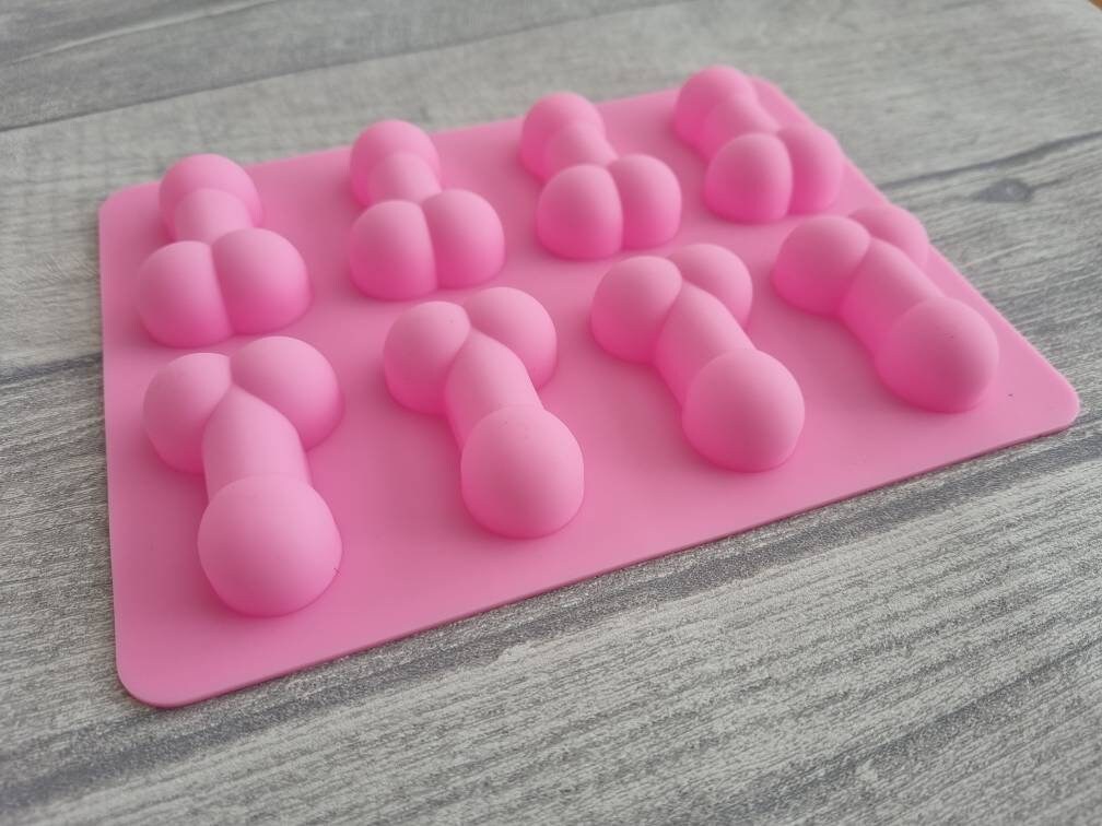  Silicone Penis Mold, Penis Soap Mold, Adult Theme Silicone Mold,  Penis Cake Mold, Hen Party Mold, Bachlorette Party Mold (Small)