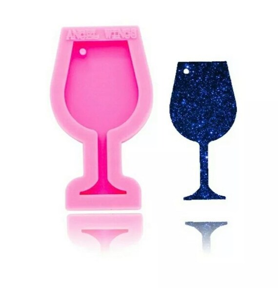 Wine Glass Keychain Mold Wine Glass Keychain Mold
