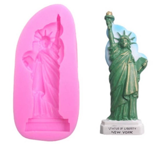 Gewoon doen Snazzy heks Vrijheidsbeeld Siliconen Mal taart decoratie New York / USA - Etsy België