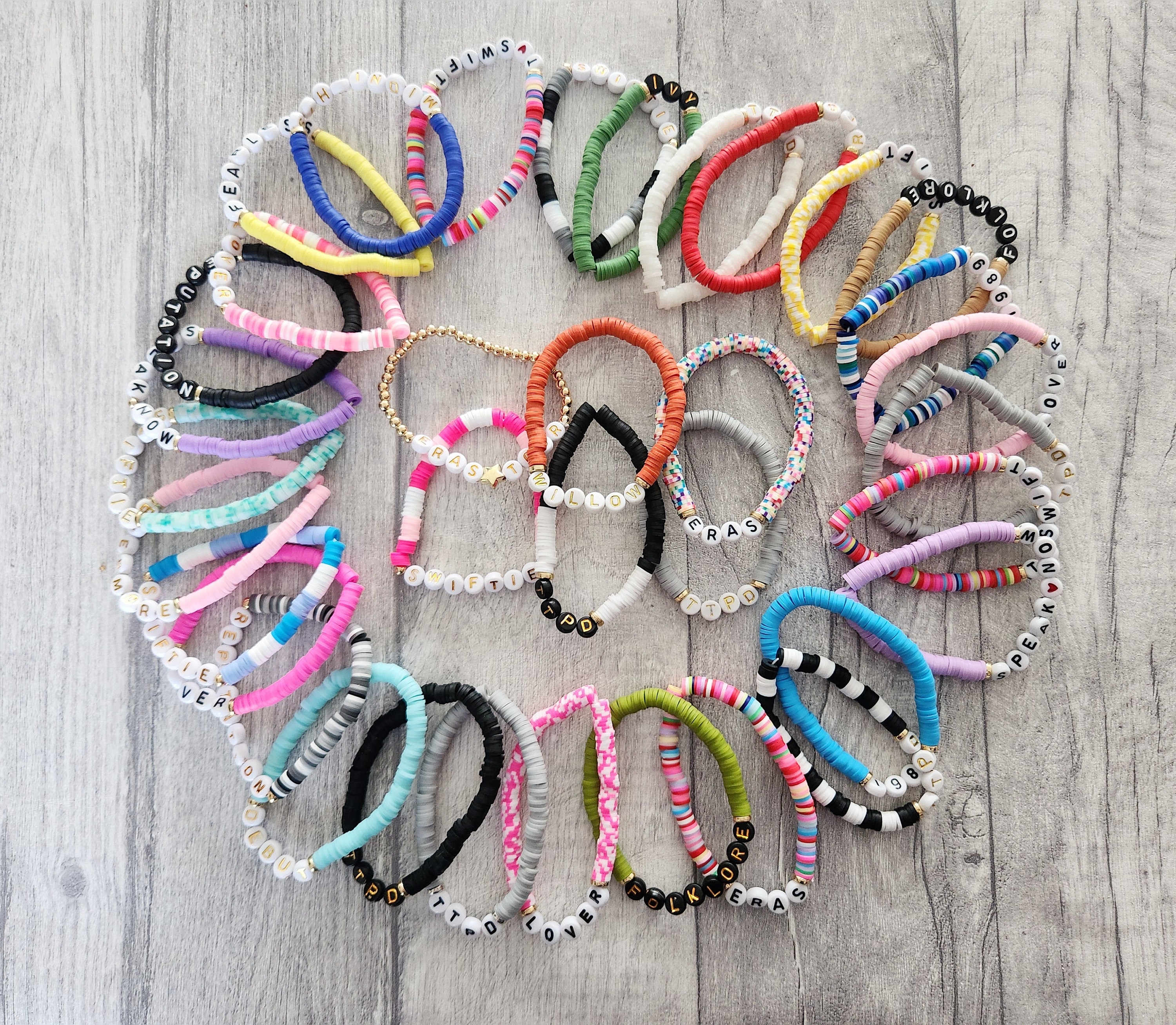 10 Taylor Swift Friendship Bracelets, ERAS Tour Bracelet Set