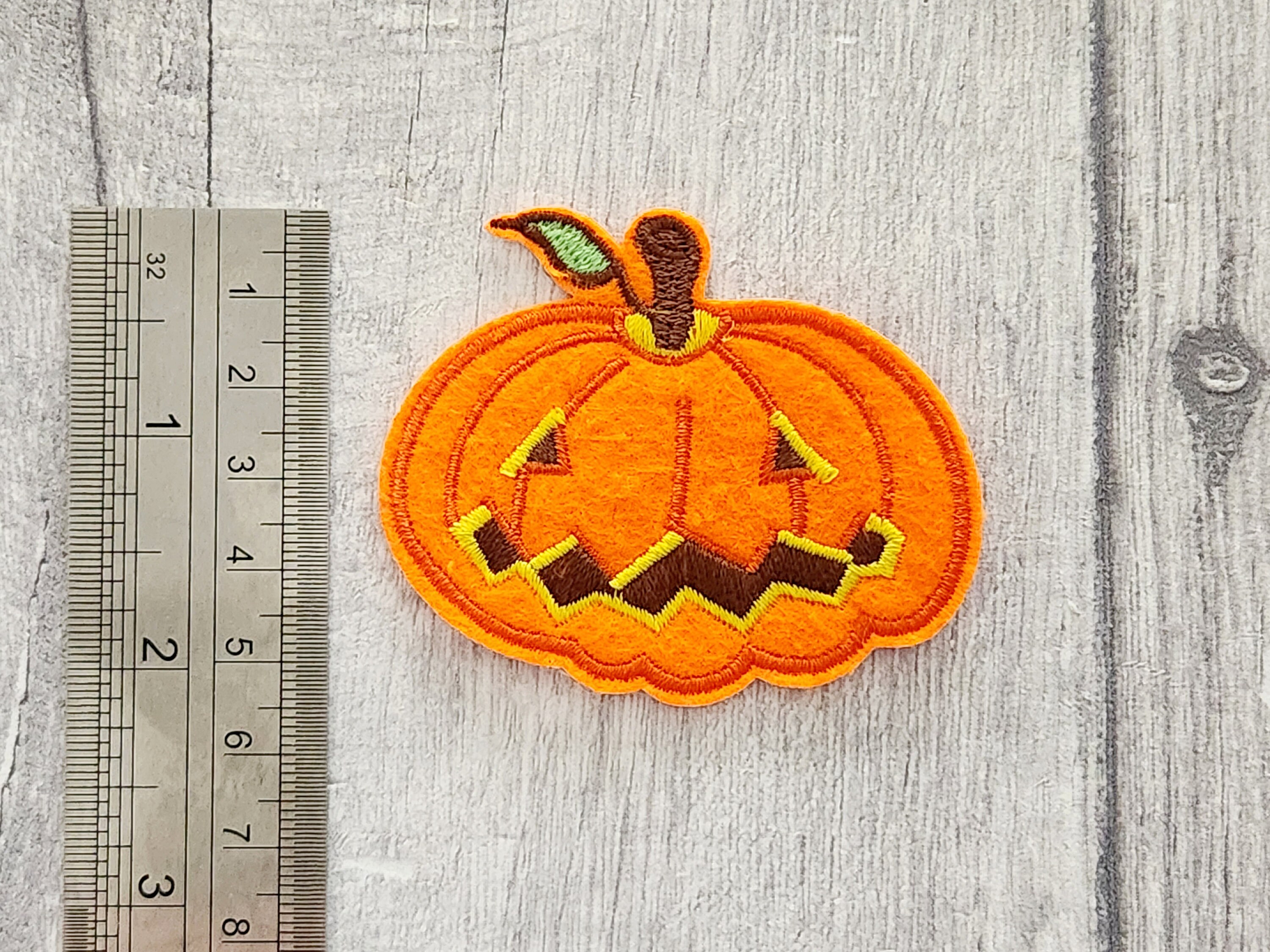 Applique Patches Ghost Patch Iron Sew On Halloween Spooky Embroidery Applique Embroidered Badge E Iron On Patches For Hats - Foto 4