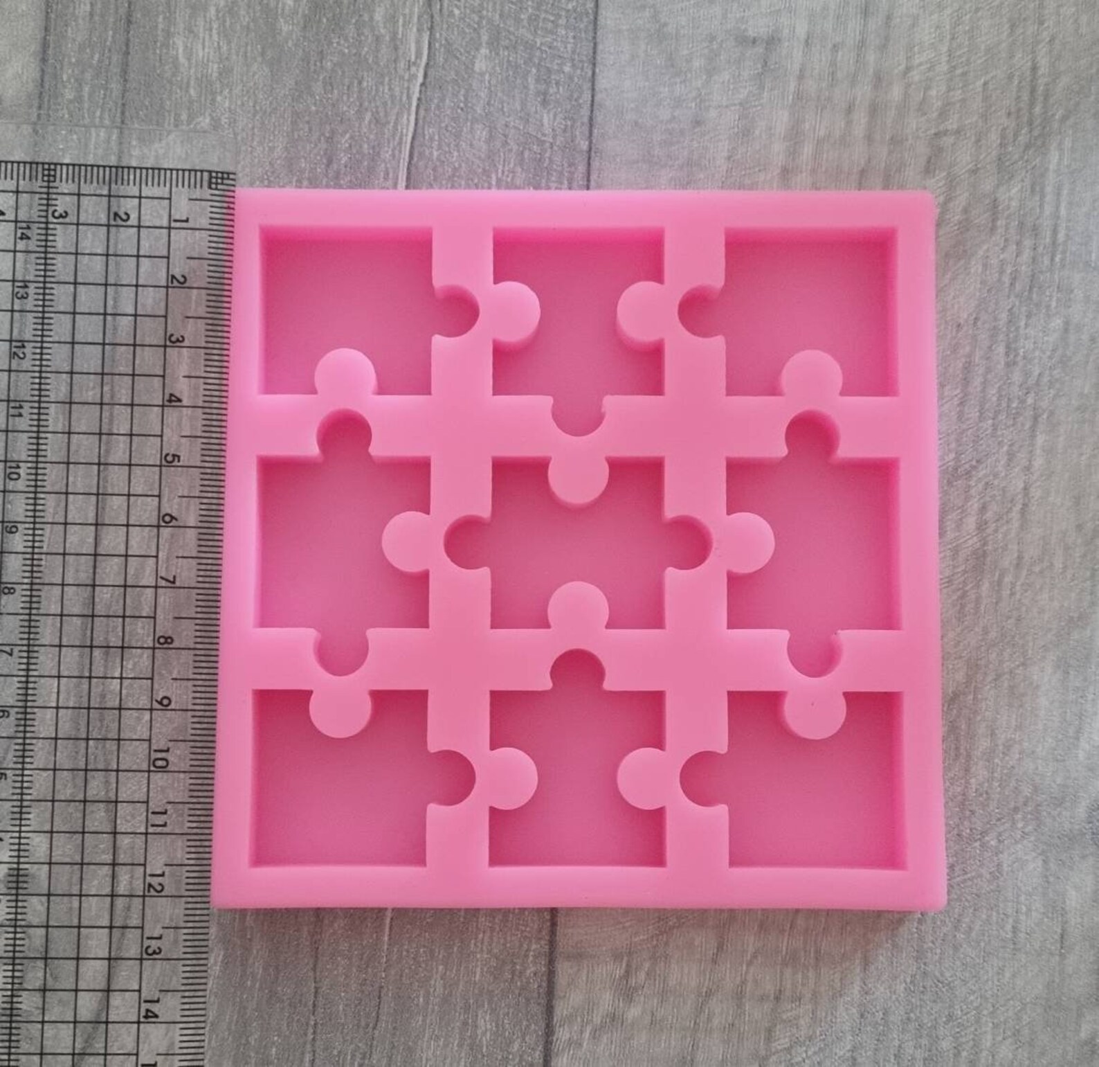 Jigsaw puzzle mould resin silicone mold Food safe Etsy