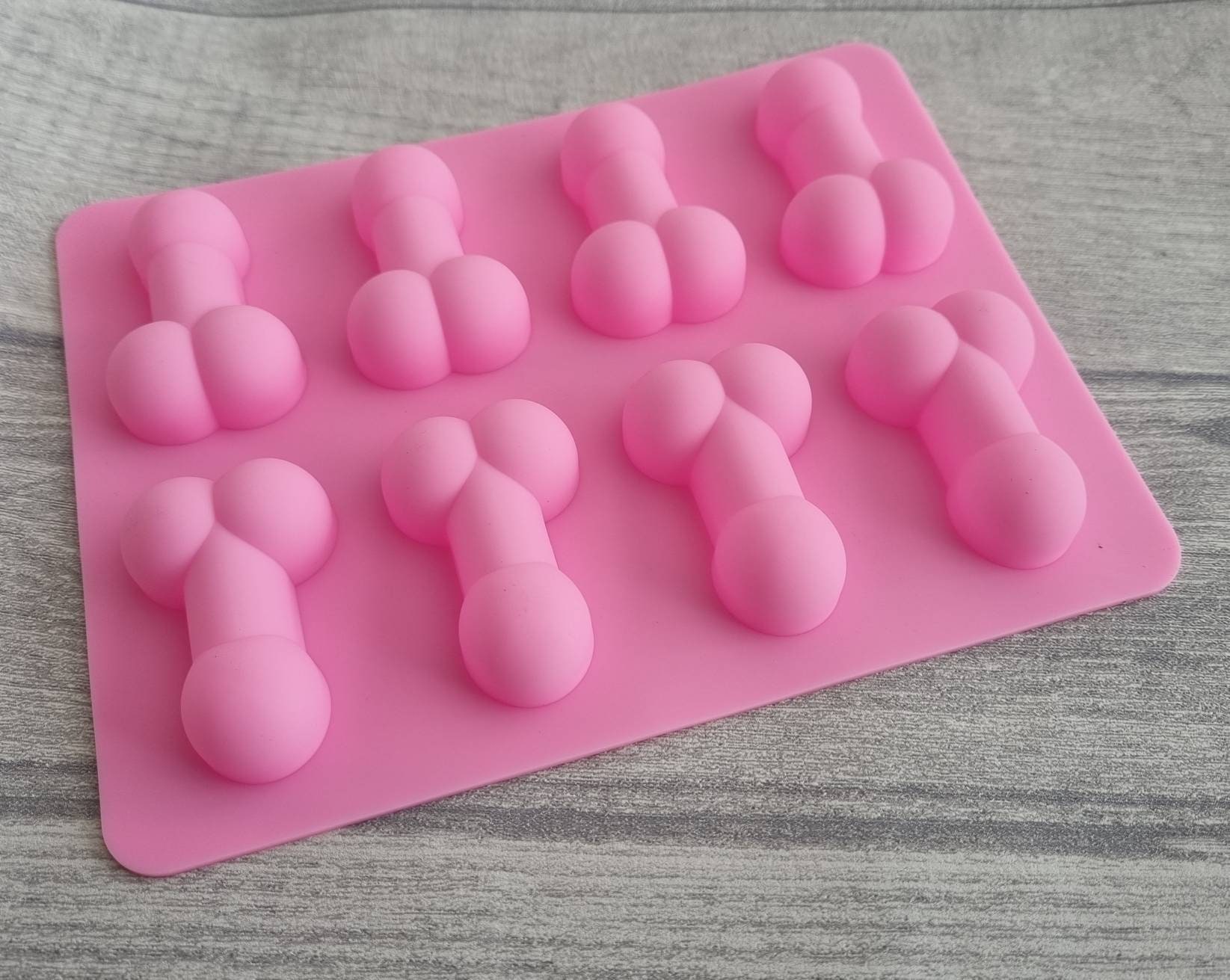 CANDY MOLD – 4″ Penis w Hand Sucker – Cake Connection