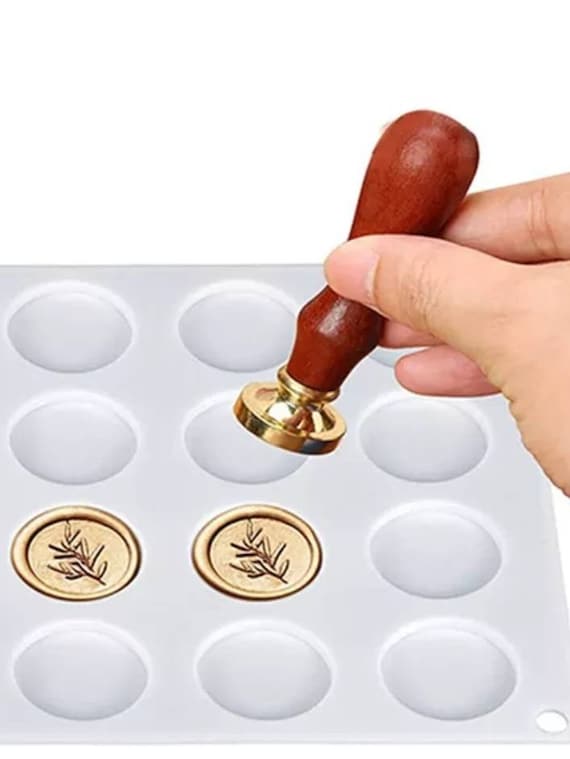 Durable Wax Seal Mold Golden Wax Seal Making Mould Multi-shapes