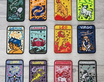 Toppa Con Segno Zodiacale Capricorno/Toppa Con Capra/Toppa - Foto 13