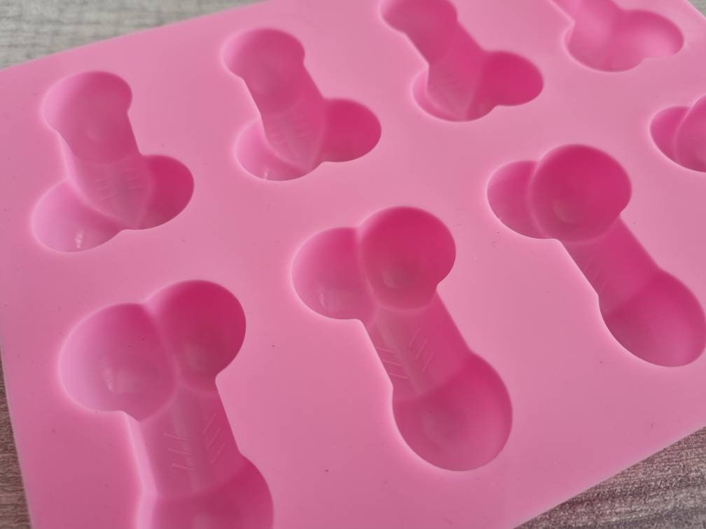 Silicone Penis Dick Ice Cube Tray Prank Jelly Candy Mold Night Hen