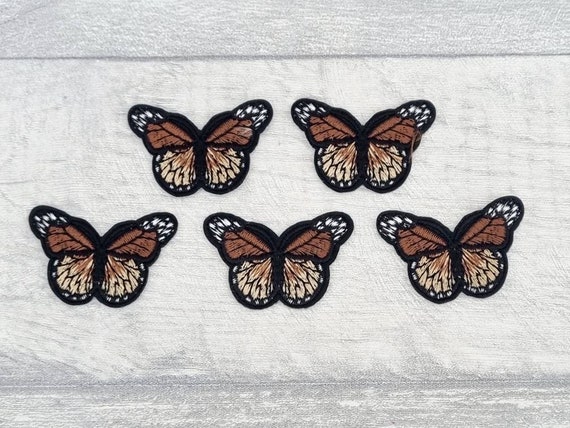 Butterfly Embroidery Sew, Iron on Patch for Clothes, Jeans Fabric Applique  DIY 