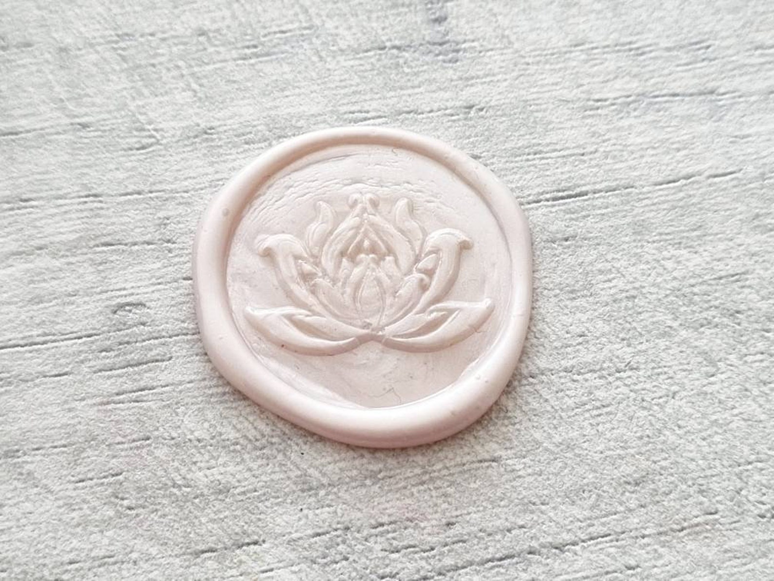 50 Sealing Wax Beads Pearlescent Pink Wax Seals Stamp Etsy