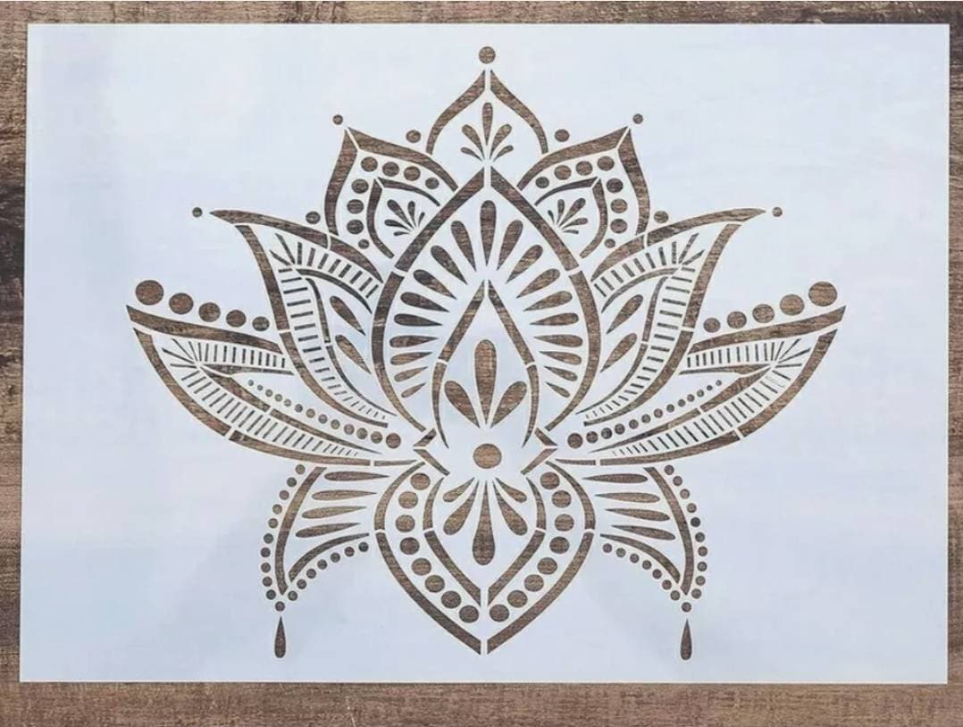 A4 29cm Heart Flower Leaf DIY Layering Stencils Wall Painting