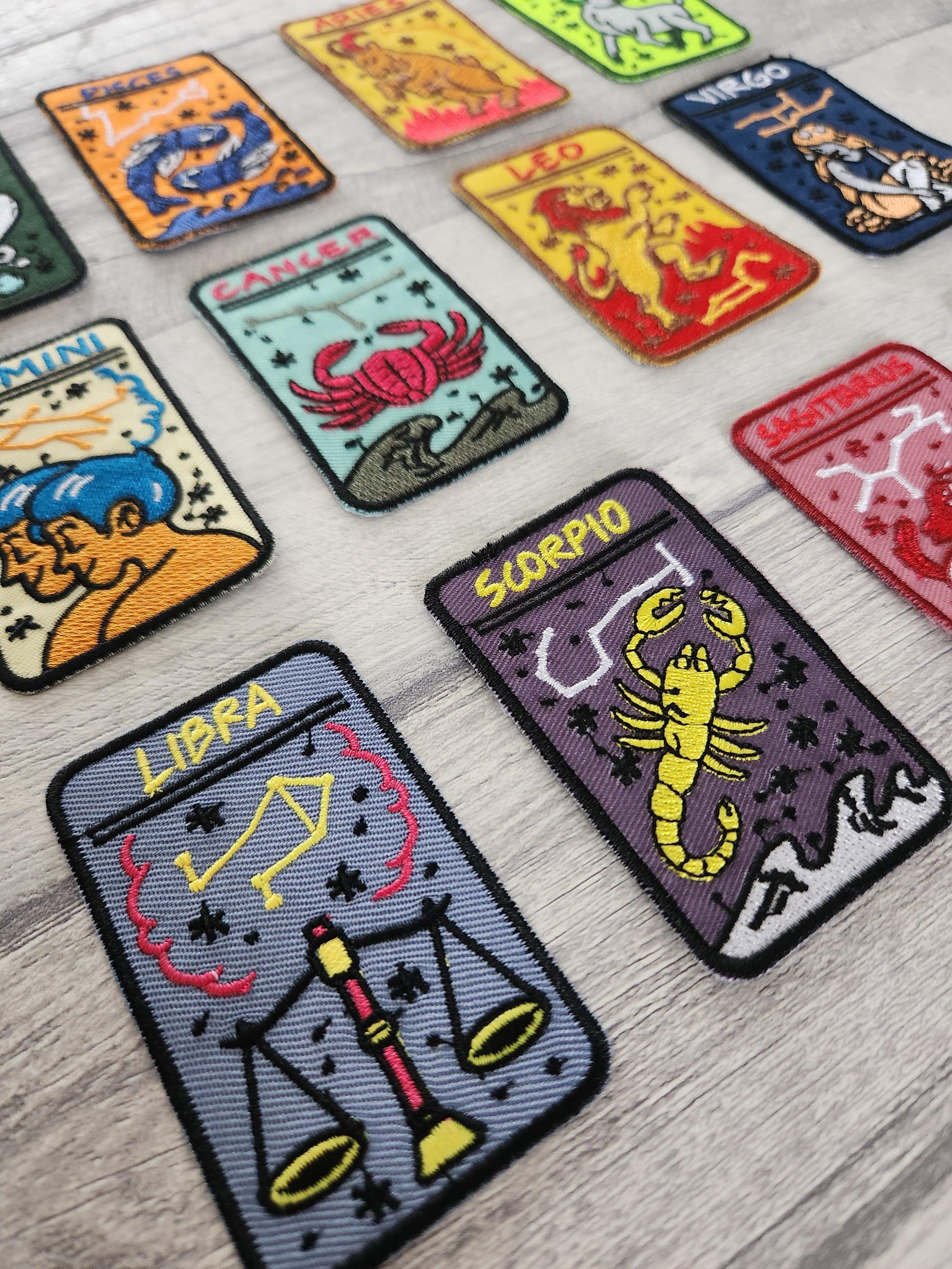 Toppa Con Segno Zodiacale Capricorno/Toppa Con Capra/Toppa - Foto 7