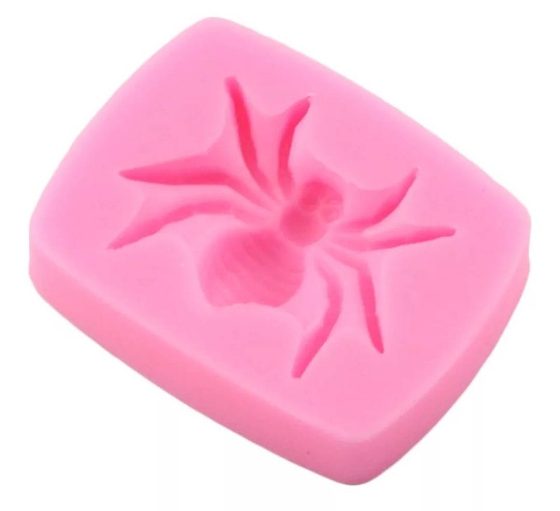 Spider silicone mould, resin mold, food safe Cake decoration, Halloween trick or treat cupcake topper image 3