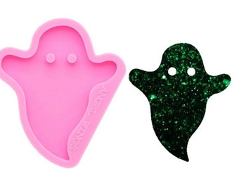 Ghost silicone mould/Halloween mold-Epoxy Resin craft/casting, jewellery, keychain-Icing-Cake/cookie decoration