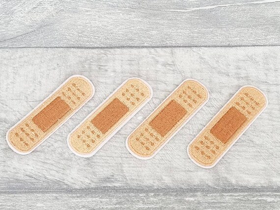 Bandage Embroidered Iron-On Patch