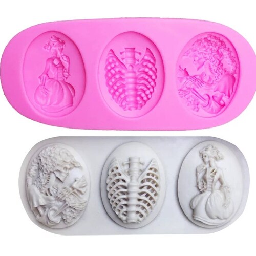 Pentagram book Shaker Silicone Mould for cake toppers fondant etc