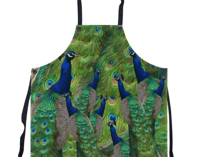 Peacock Parade Apron
