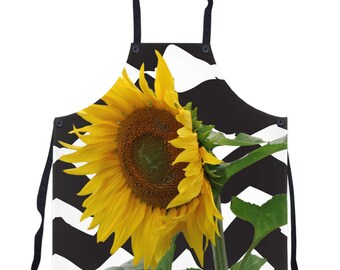 Cheerful Sunflower Kitchen Apron