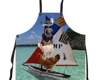 Novelty Animal Stack Poly Twill Apron