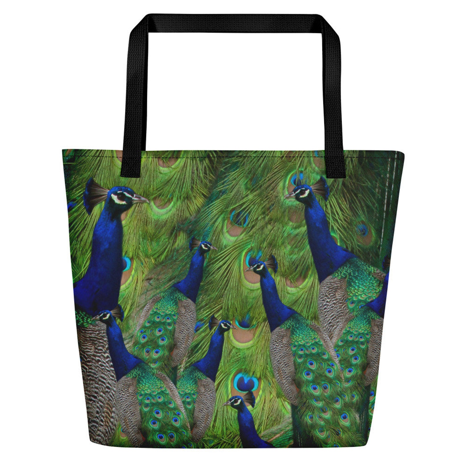 Peacock Tote Bag Peacock Gift Peacock Bag Etsy