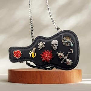 HilerPunk Sac De Transport Réutilisable Pour Musique, Courses, Cours De Musique, Sac à Main, Sac à Bandoulière Pour Les Voyages En Plein Air, Motif Notes De Musique B, L