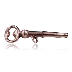 Antique Victorian Gold Cased Watch Key Pendant