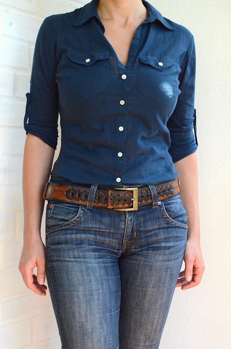 Western Leather Belts For Women