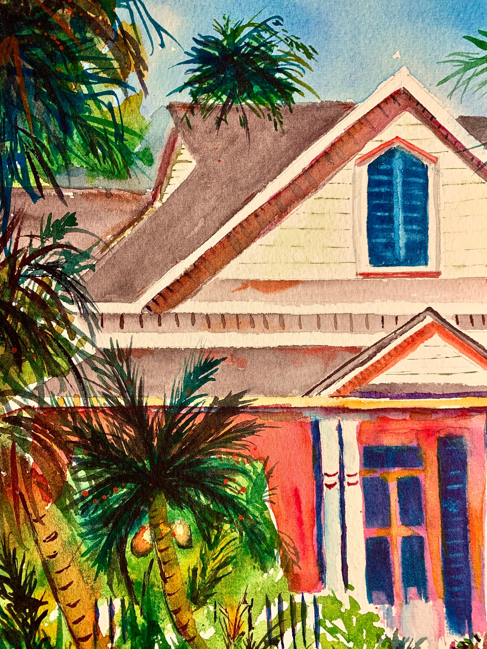 ORIGINAL KEY WEST Art Key West Wall Art Key West House Etsy