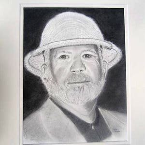 Hyper-realistic Pencil Portrait, Custom Graphite Drawing, Photorealistic Graphite Portrait