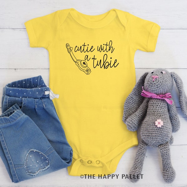 Cutie With A Tubie Shirt, Gtube Shirt, Special Needs, Genetic Disorder, Autism Shirt, Awareness