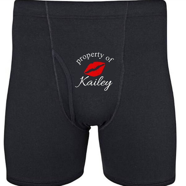 Personalized Boxer Briefs, Funny Valentine's Day Gift