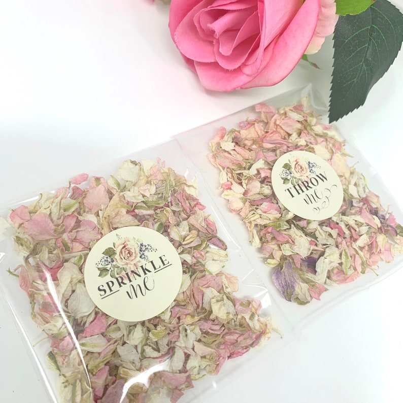 Biodegradable Natural Petal READY TO USE Wedding Confetti Pack