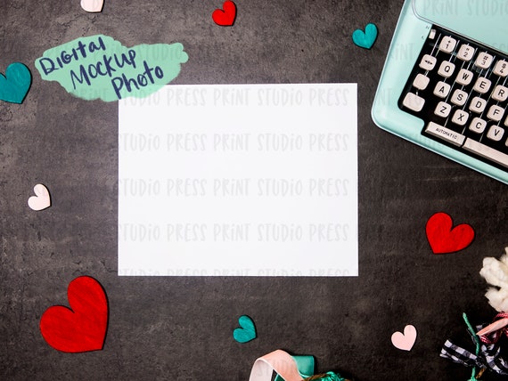 Mockup Photo Of 8x10 Art Print With Paper On