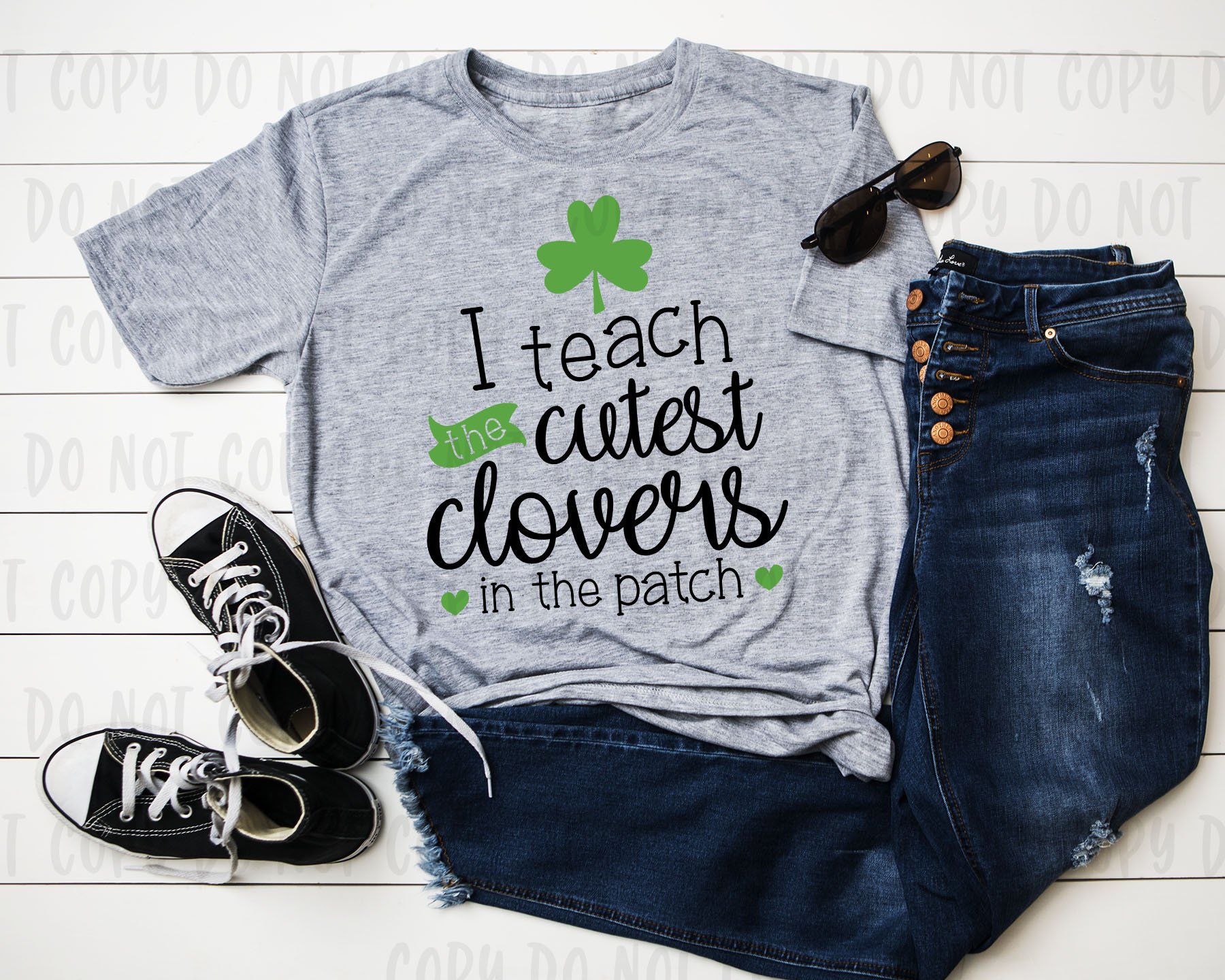 instant download St Patrick/'s Day I Teach the Cutest Clovers in the Patch design file sublimation designs svg png dxf cutI eps