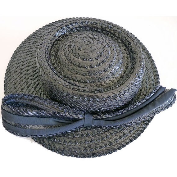 Straw Hat Evening Blue