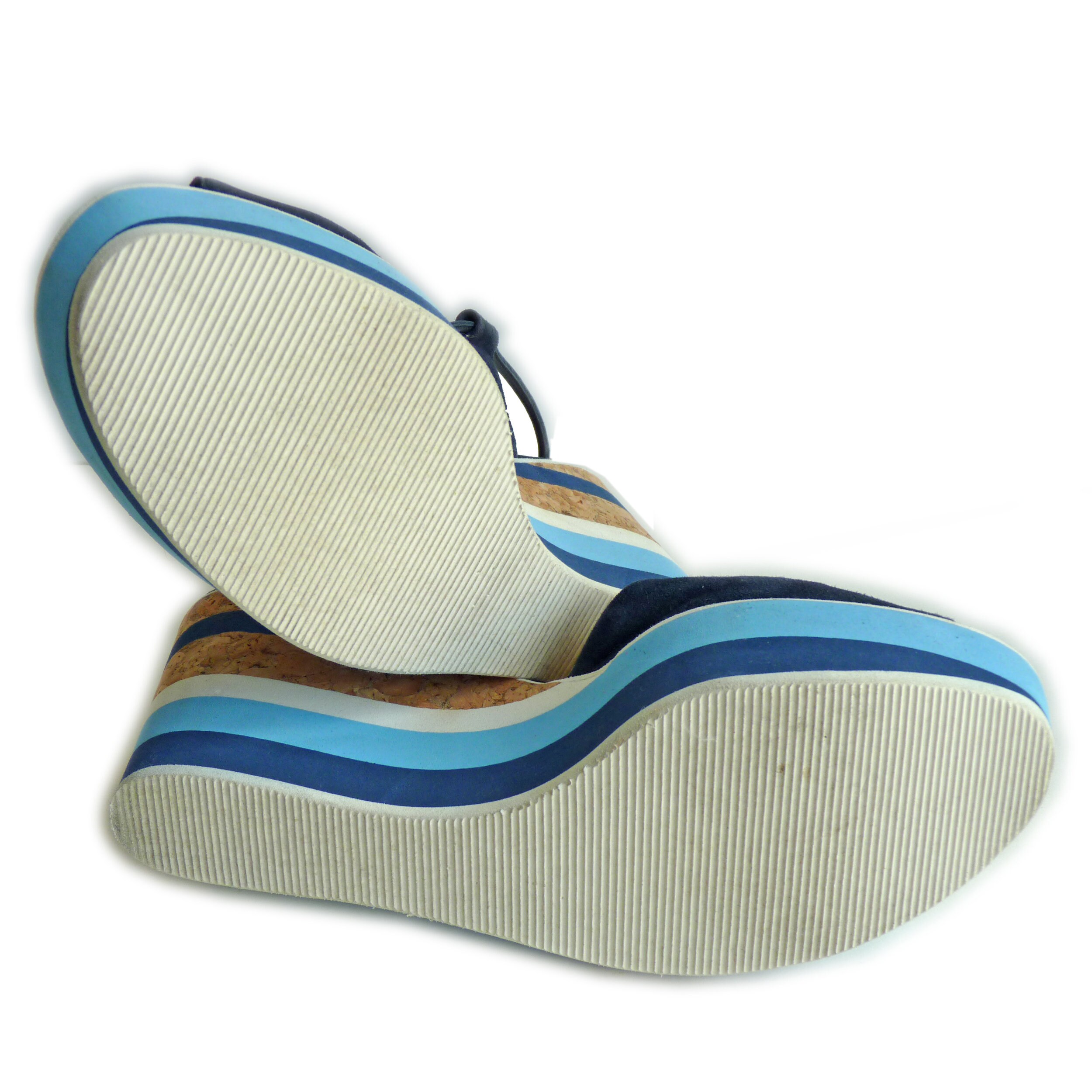 turquoise blue wedge sandals