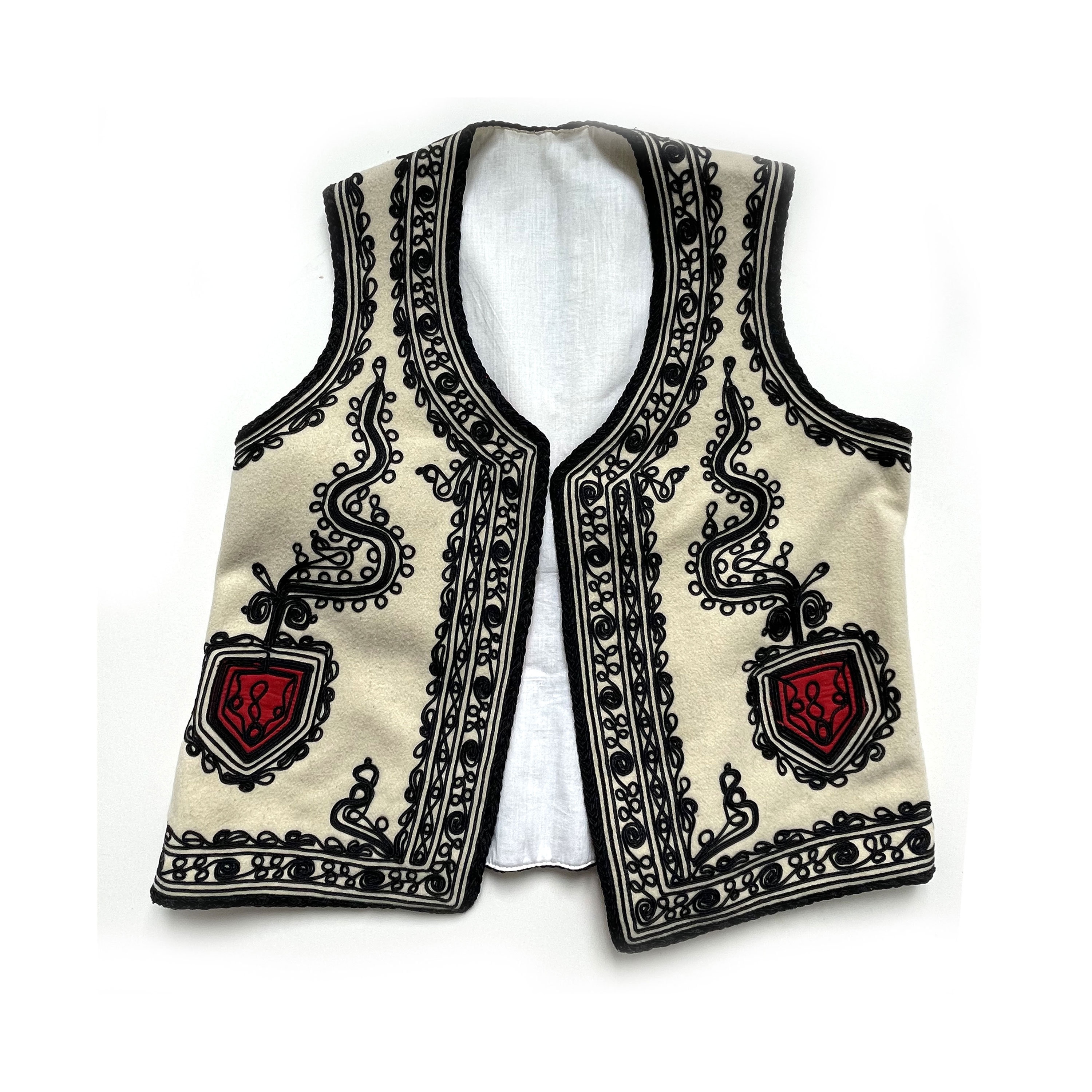 Vintage Eastern Style Velvet Waist Coat / Turkish Waistcoat Ottoman  Embroidered Vest / Beaded Folk Ethnic Vest - Etsy