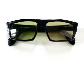 Gafas vintage Filtral RAY-X-RADAR para hombre, años 50, montura negra, lentes de doble tinte excepcionales