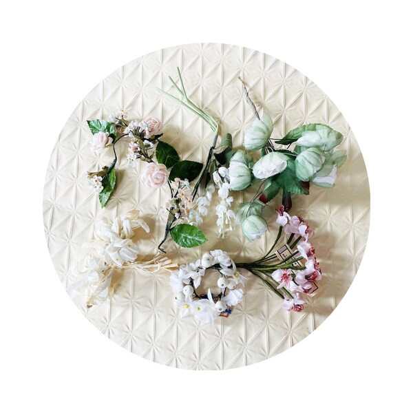 Vintage Silk Flower Etsy