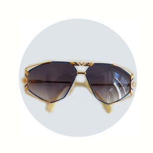 Sunglasses CAZAL sun shades VINTAGE 1980s gold enameled unused new