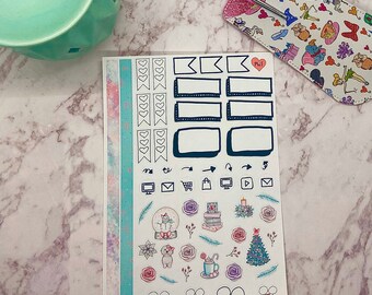 Pastel Christmas Bujo Kit